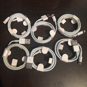 6 IPhone Chargers for $20